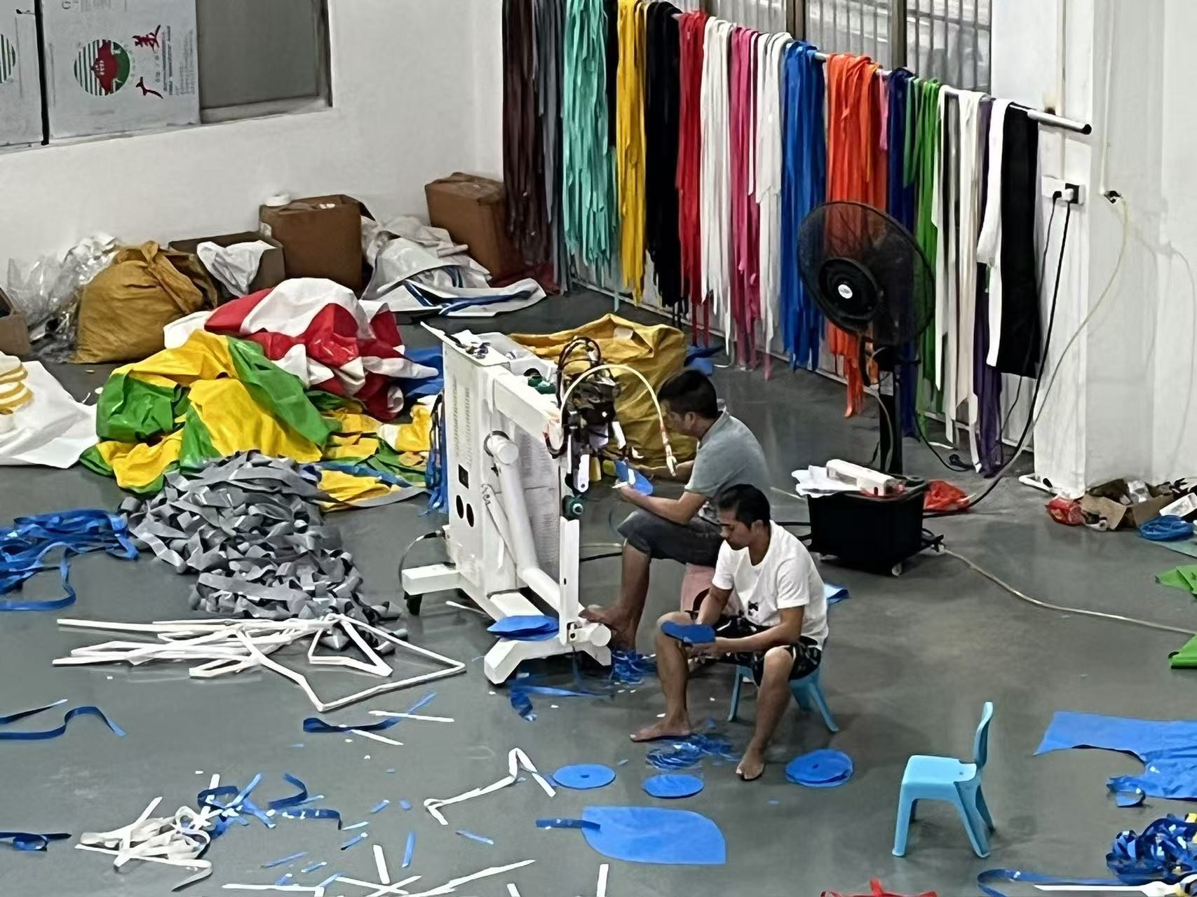 Guangzhou Kule Amusement Equipment Co.,Ltd línea de producción de fábrica