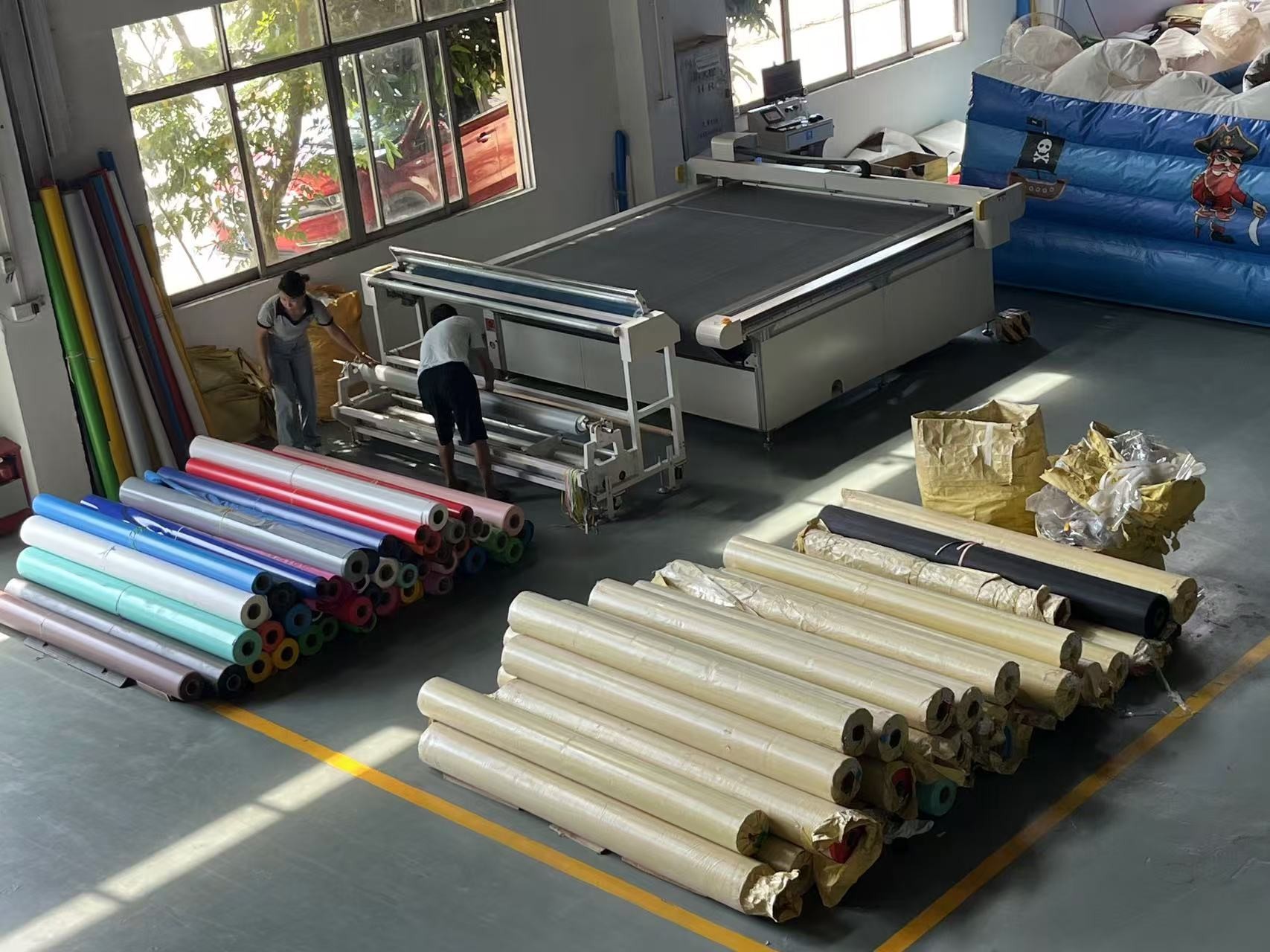 Guangzhou Kule Amusement Equipment Co.,Ltd línea de producción de fábrica