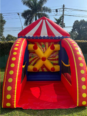 Juegos inflables de lanzamiento de anillos Actividades de carnaval para el parque infantil