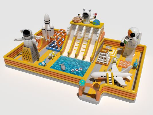 Alien Parque acuático comercial Inflable castillos de salto para la venta