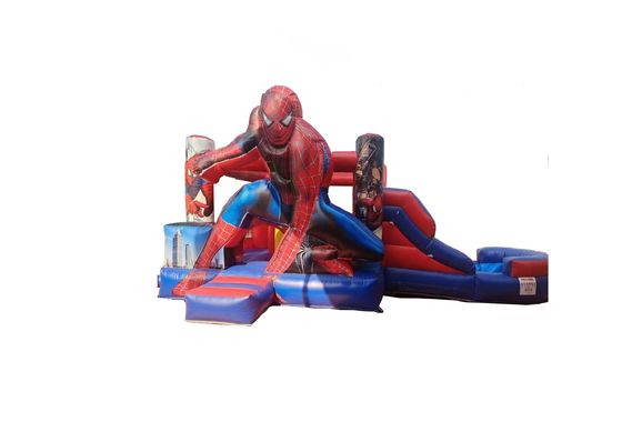 Personalizado en el exterior / interior Spider Man Casa de salto Salto Castillo