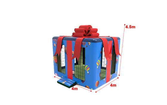 Caja de regalos Casa de rebote inflable de grado comercial para niños