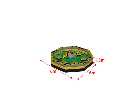 Juegos inflables Meltdown 6x6x1.5m para parque de juegos al aire libre