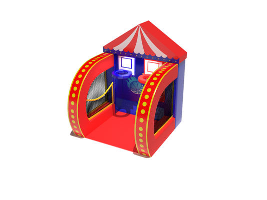 Juego de baloncesto inflable de lonas de PVC Actividades de carnaval para el parque