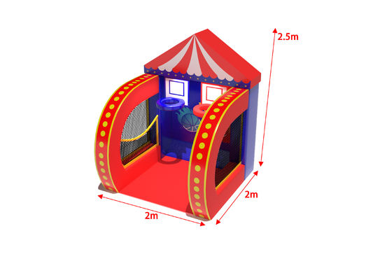 Juego de baloncesto inflable de lonas de PVC Actividades de carnaval para el parque