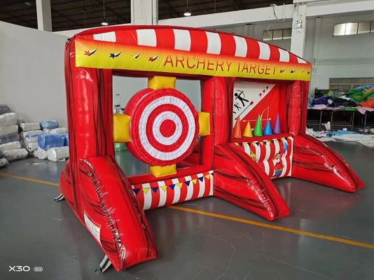Juegos de Carnaval inflables Alquiler de tiro con arco para patio de juegos al aire libre