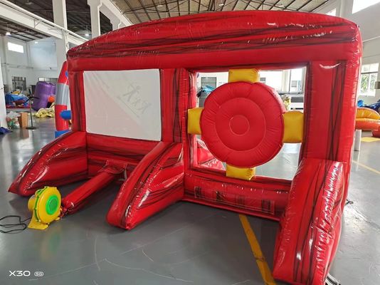 Juegos de Carnaval inflables Alquiler de tiro con arco para patio de juegos al aire libre