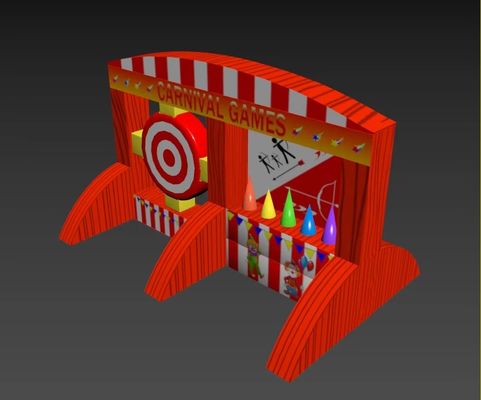 Juegos de Carnaval inflables Alquiler de tiro con arco para patio de juegos al aire libre