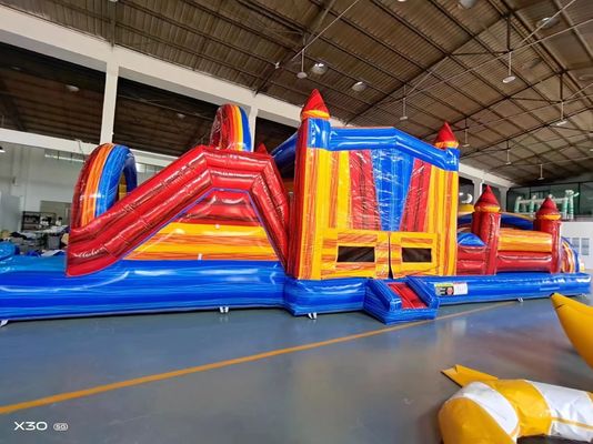 Niños Inflable Casa de rebote y tobogán personalizado con tapón de piscina