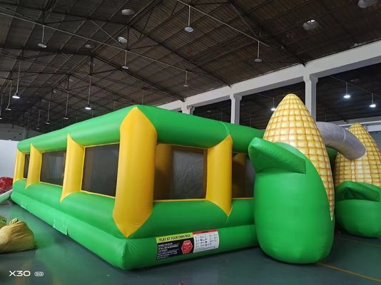 Laberinto de palomitas de maíz juegos inflables al aire libre tamaño grande para adultos