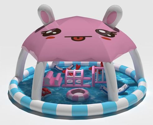 Niños piscina de agua inflable personalizada con pequeños juguetes flotantes
