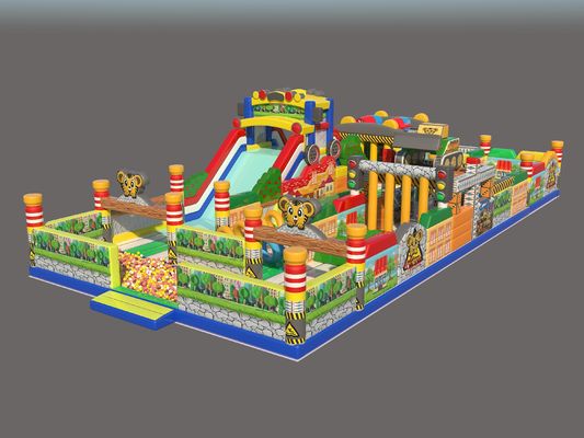 Parque de diversiones inflables para niños