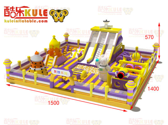 Parque temático Rocky Alien Inflable Inflable Castillo de Salto a la venta