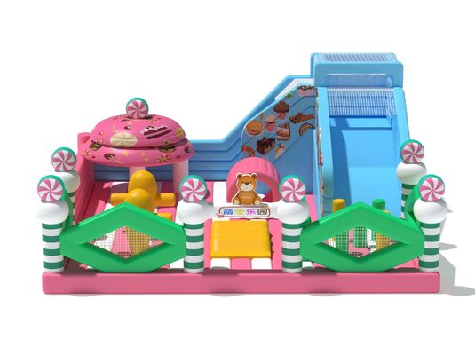 Candy Park Magic Inflatable Castle Casa de rebote para niños