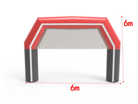 Arco publicitario inflable al aire libre 6*6m para eventos de fiesta