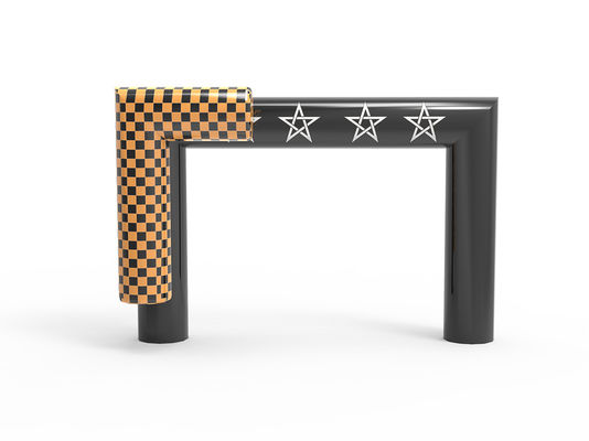 Arco publicitario inflable exterior personalizado con logotipo