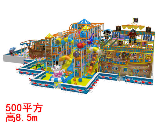 Temática pirata Seguridad interior Equipo de patio de juegos suave 500m2 Para niños