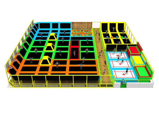 Parque de trampolín profesional con materiales de nylon