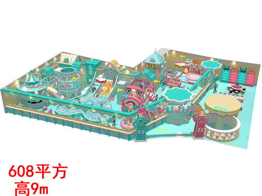 Temática de los sueños luz niños zona de juego interior suave colorido parque infantil
