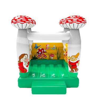 Hongo inflables Samll saltando el castillo para niños