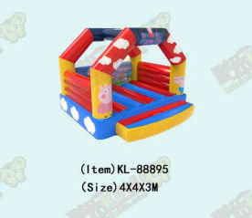 Jardín de juegos para niños Temática Peppa Pig Castillo de salto inflable