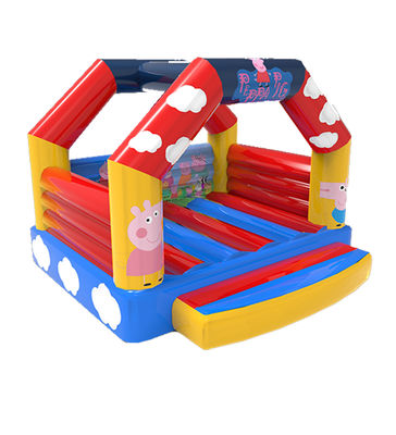 Jardín de juegos para niños Temática Peppa Pig Castillo de salto inflable
