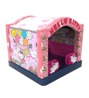 Hello-Kitty Inflables Kids Pequeño Parque de diversiones del castillo