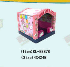 Hello-Kitty Inflables Kids Pequeño Parque de diversiones del castillo