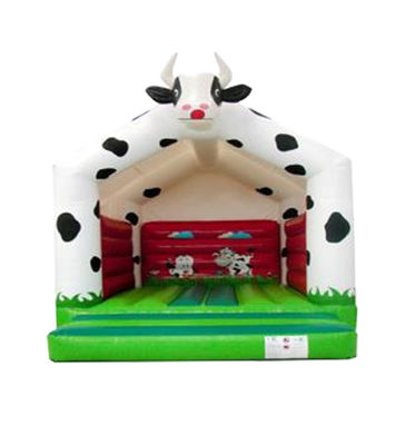 Casa de salto inflada para vacas para niños