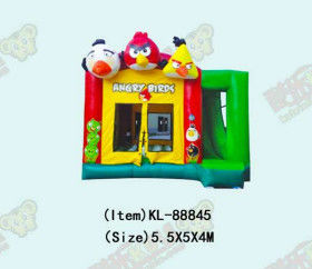 Temática Angry Birds Inflable Castillo de Salto Doble Cosida