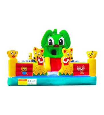 Tamaño personalizable Casa de rebote infantil Doble punto inflable