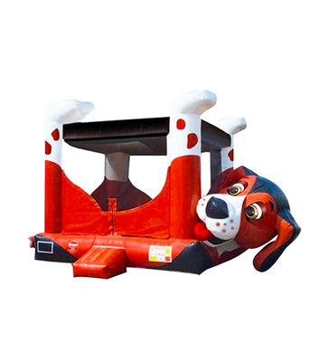 Temática para perros Inflable Castillo Rebotante Doble de costura Alquiler