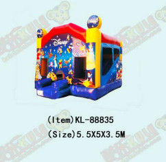 Castillo de salto inflable con toboganes para niños de Disneyland