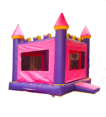 Casa de salto inflable comercial con patrones decorativos