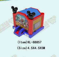 Casa de salto inflable comercial con patrones de Mickey Mouse