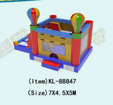Temática de globo aerostático comercial inflables pequeño castillo de salto