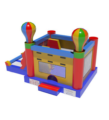 Temática de globo aerostático comercial inflables pequeño castillo de salto