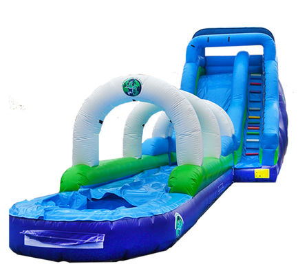 Deslizamientos de agua inflables enormes al aire libre con piscina para alquiler