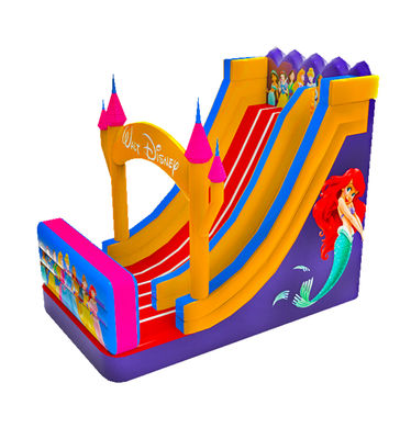 Parque de diversiones para niños Desneyland Princess Slide Inflatable para alquiler