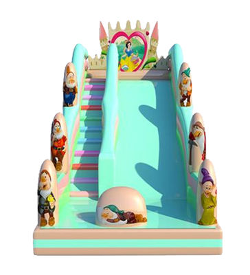 Los siete enanos y Blancanieves, tobogán inflable para niños