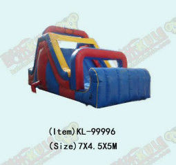 Parque de diversiones para niños Gran tobogán inflable con tapones