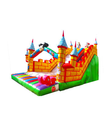 Castillo de Mickey Mouse Gran tobogán inflable para niños