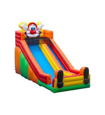 Parque de diversiones para niños tobogán de payaso inflable para alquiler
