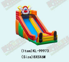 Parque de diversiones para niños tobogán de payaso inflable para alquiler