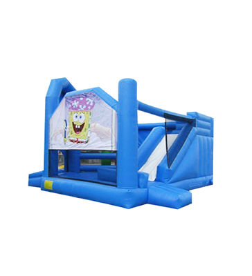 Bob Esponja Parque Casa de salto con tobogán inflable para alquiler