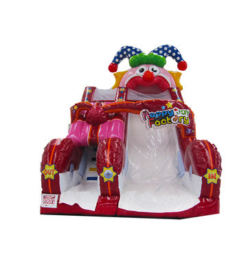 Tema payaso Fábrica de alegría feliz Alquiler de toboganes hinchables enormes