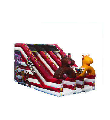 Happy Joy Factory Kids doble carril deslizamiento y tobogán para alquiler