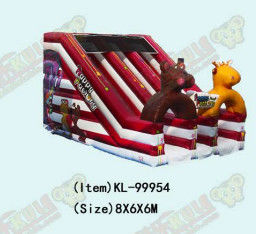 Happy Joy Factory Kids doble carril deslizamiento y tobogán para alquiler