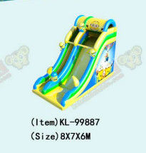 Minions Niños Parque de diversiones Inflable Inflable Deslizamiento N Deslizamiento