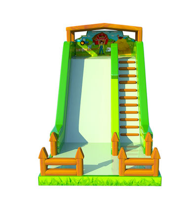 Slide inflable de lonas de PVC personalizable para fiestas de granja o campo